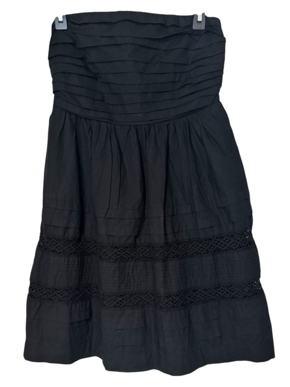 GAP Strapless Smocked Black Dress Small NWT - Picture 6 of 10